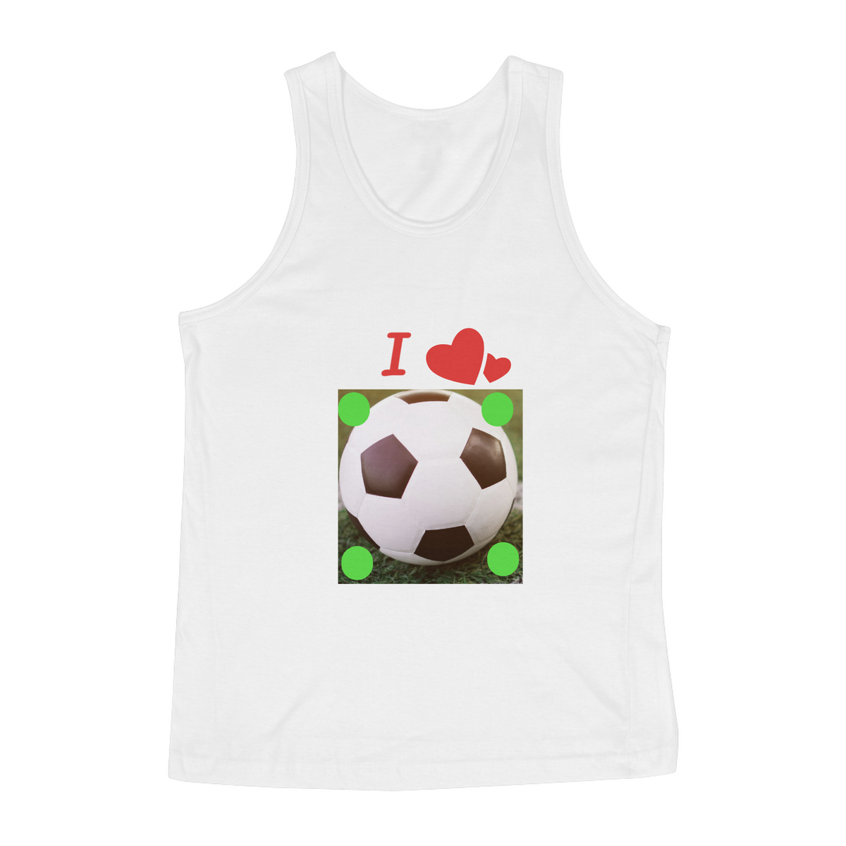 Nome do produto: eu amo futebol camiseta