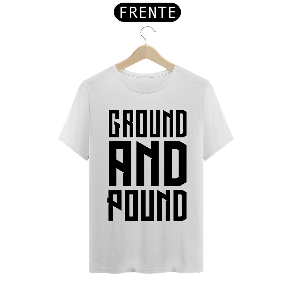 Nome do produto: Camisa masculina - Ground and Pound (Cores claras)