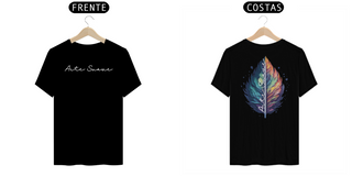 Camiseta Masculina - JITSU - ARTE SUAVE - PENA - Cores escuras
