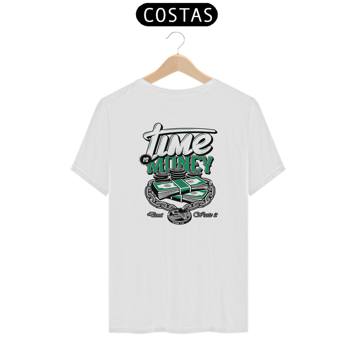 Nome do produto: T-shirt Classic Time is Money