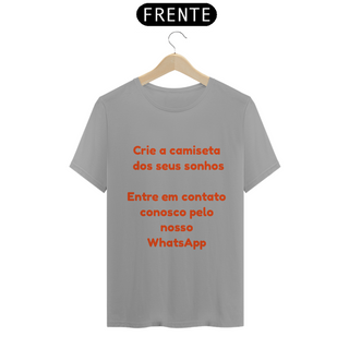 Nome do produtoCamiseta Personalizada - Escolha sua estampa favorita