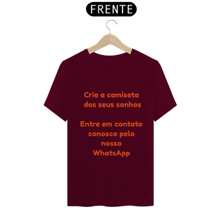 Nome do produtoCamiseta Personalizada - Escolha sua estampa favorita