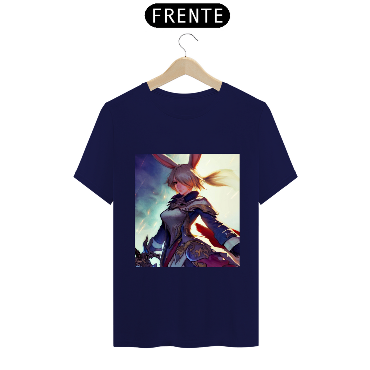 Nome do produto: Camiseta Unissex Raça Viera Mulher Final Fantasy Algodão 100