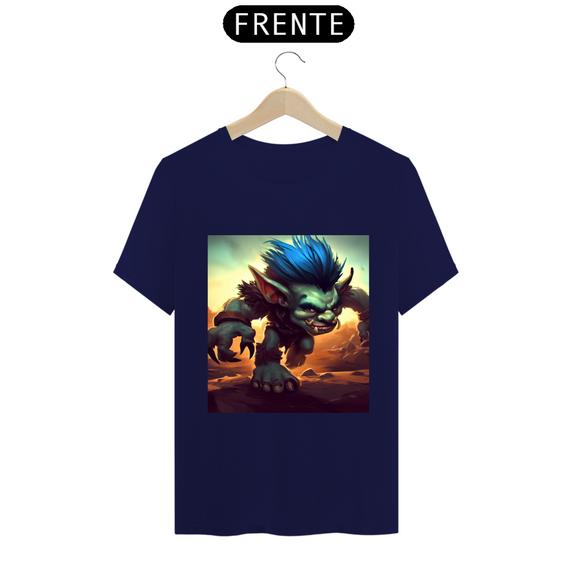 Camiseta Unissex Troll World of Warcraft Algodão 100