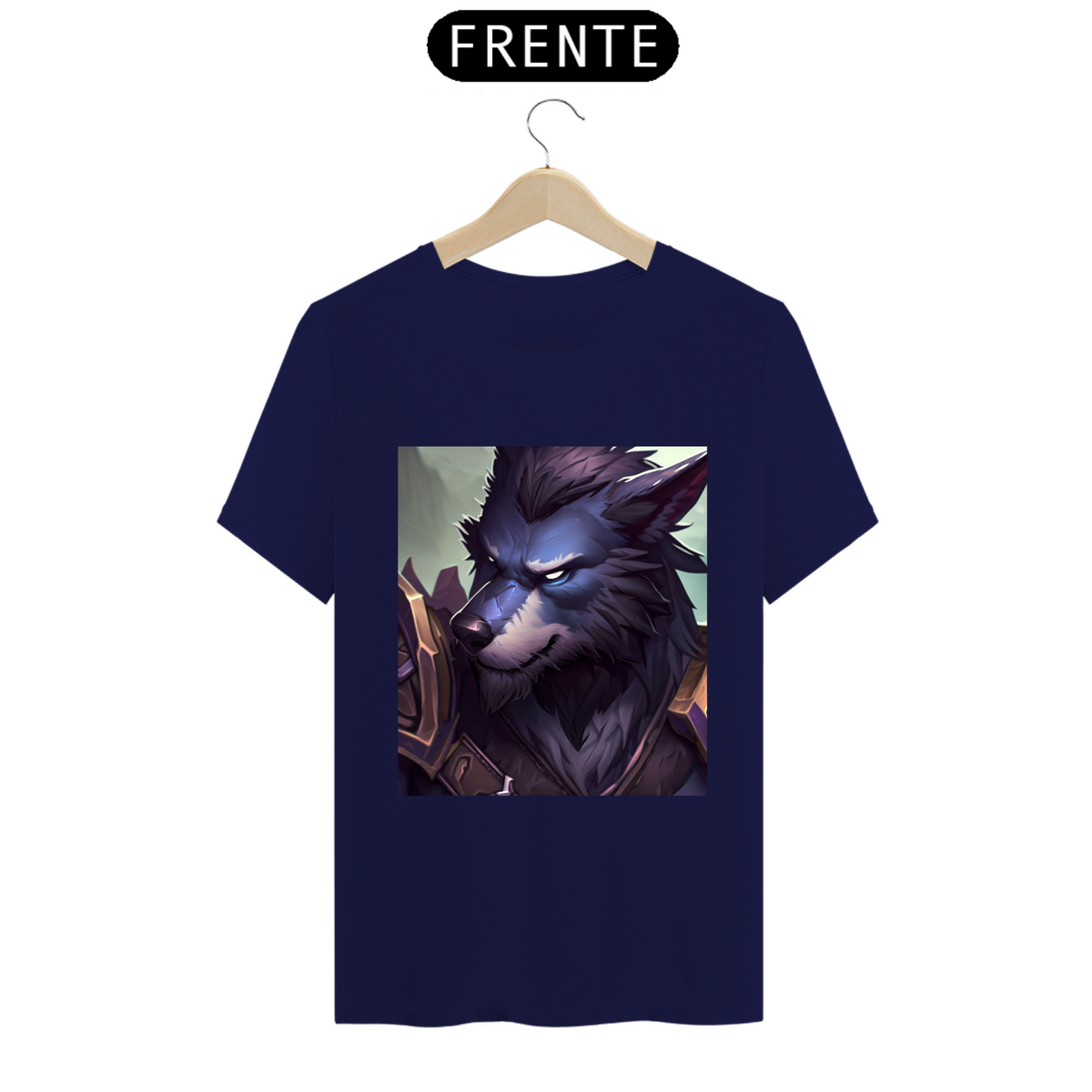 Nome do produto: Camiseta Unissex Worgen World of Warcraft Algodão 100