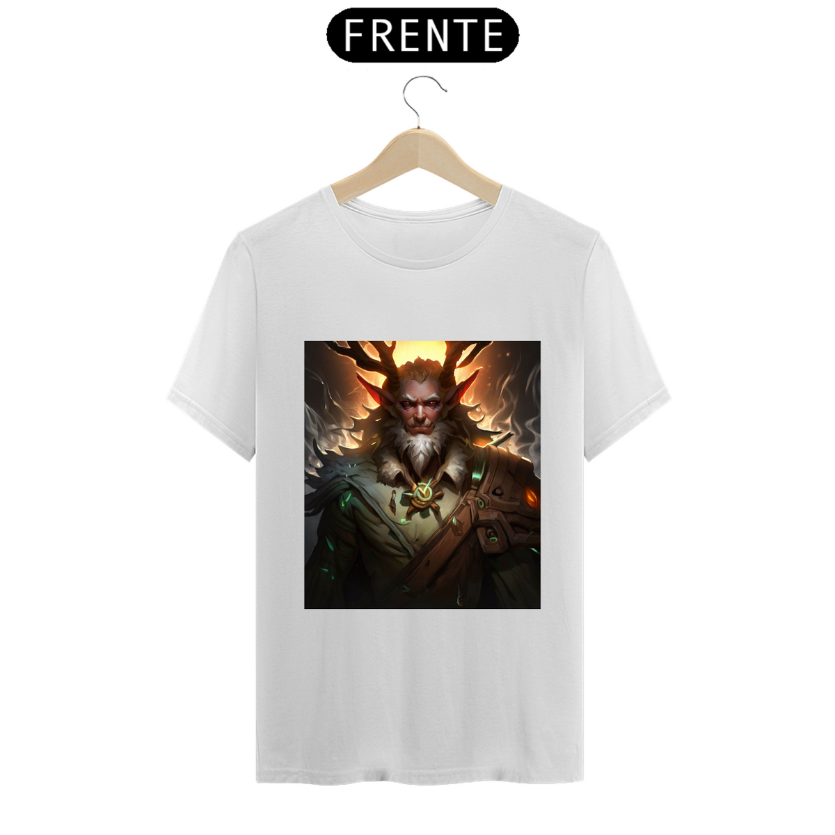 Nome do produto: Camiseta Druida Druid Classe RPG MMORPG Games Jogos