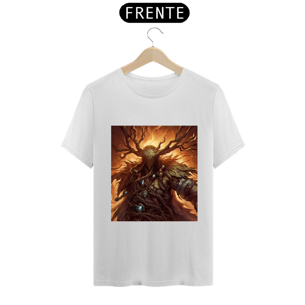 Nome do produto: Camiseta Druida Druid Classe RPG MMORPG Games Jogos