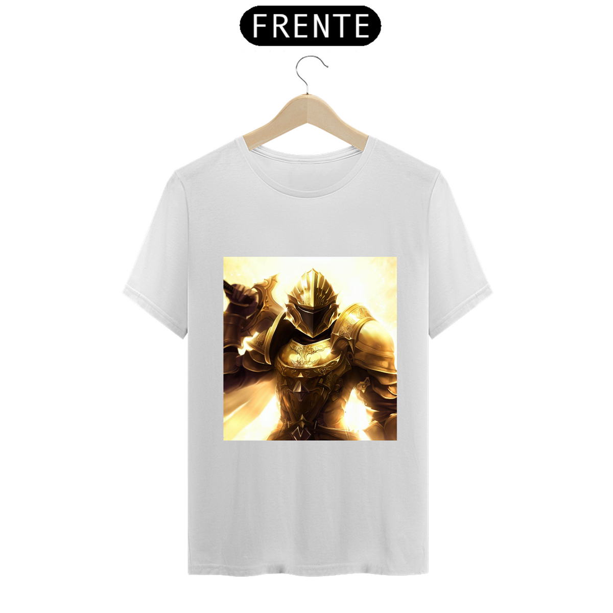 Nome do produto: Camiseta Classe Guerreiro Warrior MMORPG RPG Fantasia Games Jogos 4