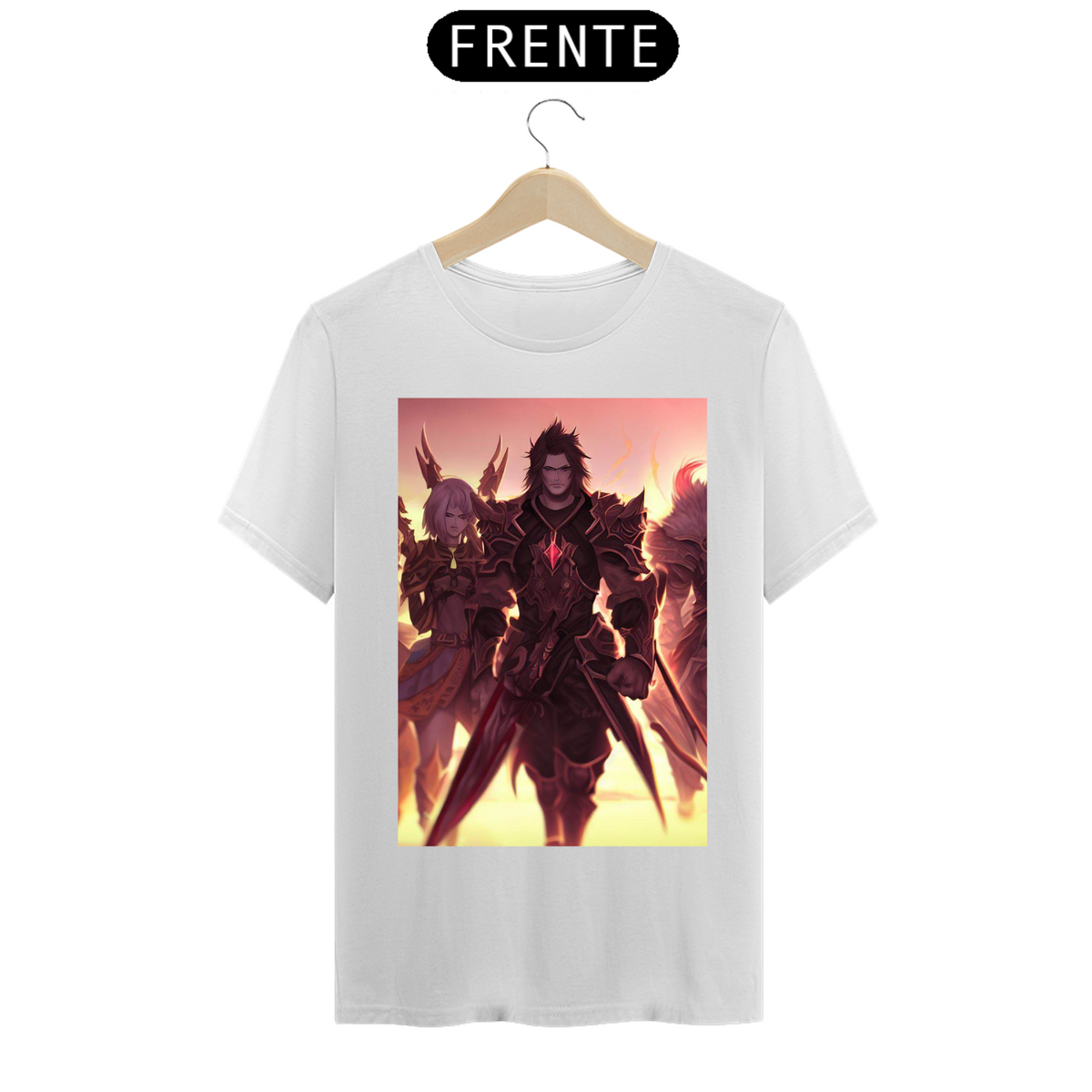 Nome do produto: Camiseta Classe Guerreiro Warrior MMORPG RPG Fantasia Games Jogos 8