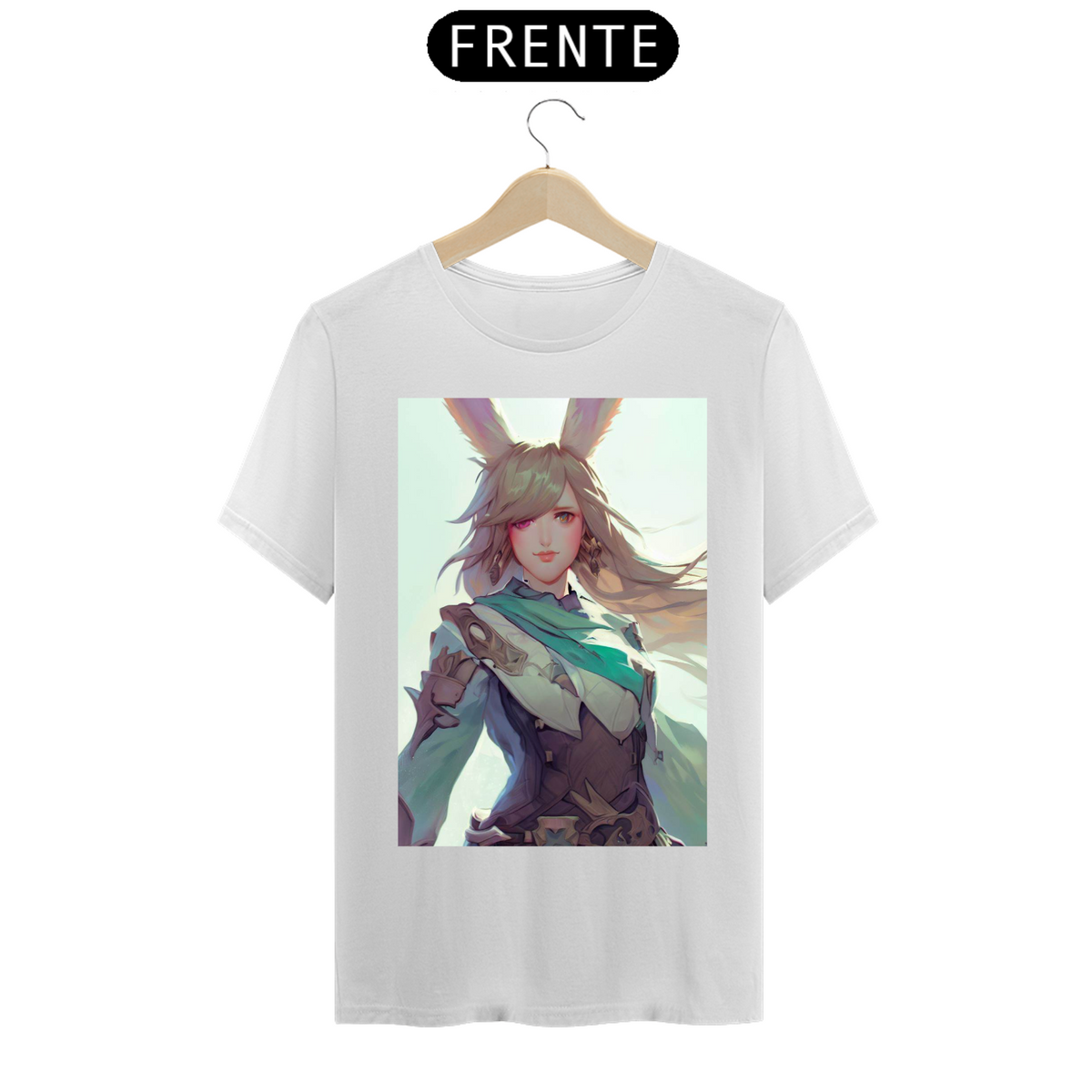 Nome do produto: Camiseta Unissex Raça Viera Final Fantasy Algodão 100