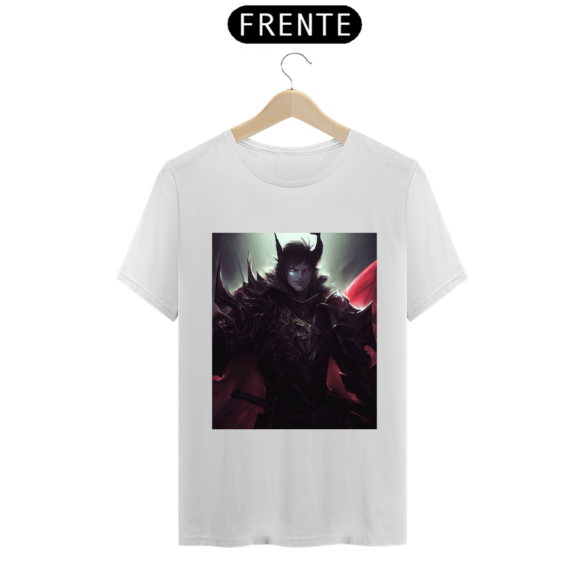 Nome do produto: Camiseta Unissex Dark Knight Cavalheiro das Trevas Job Final Fantasy Algodão 100