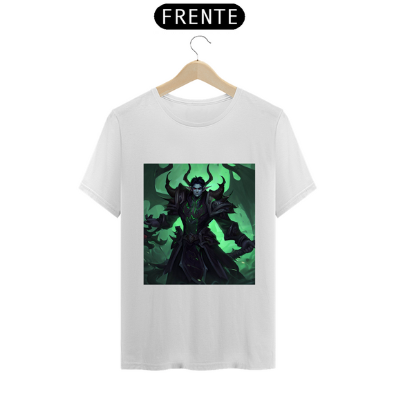 Camiseta Unissex Caçador de Demônios Demon Hunter World of Warcraft Algodão 100