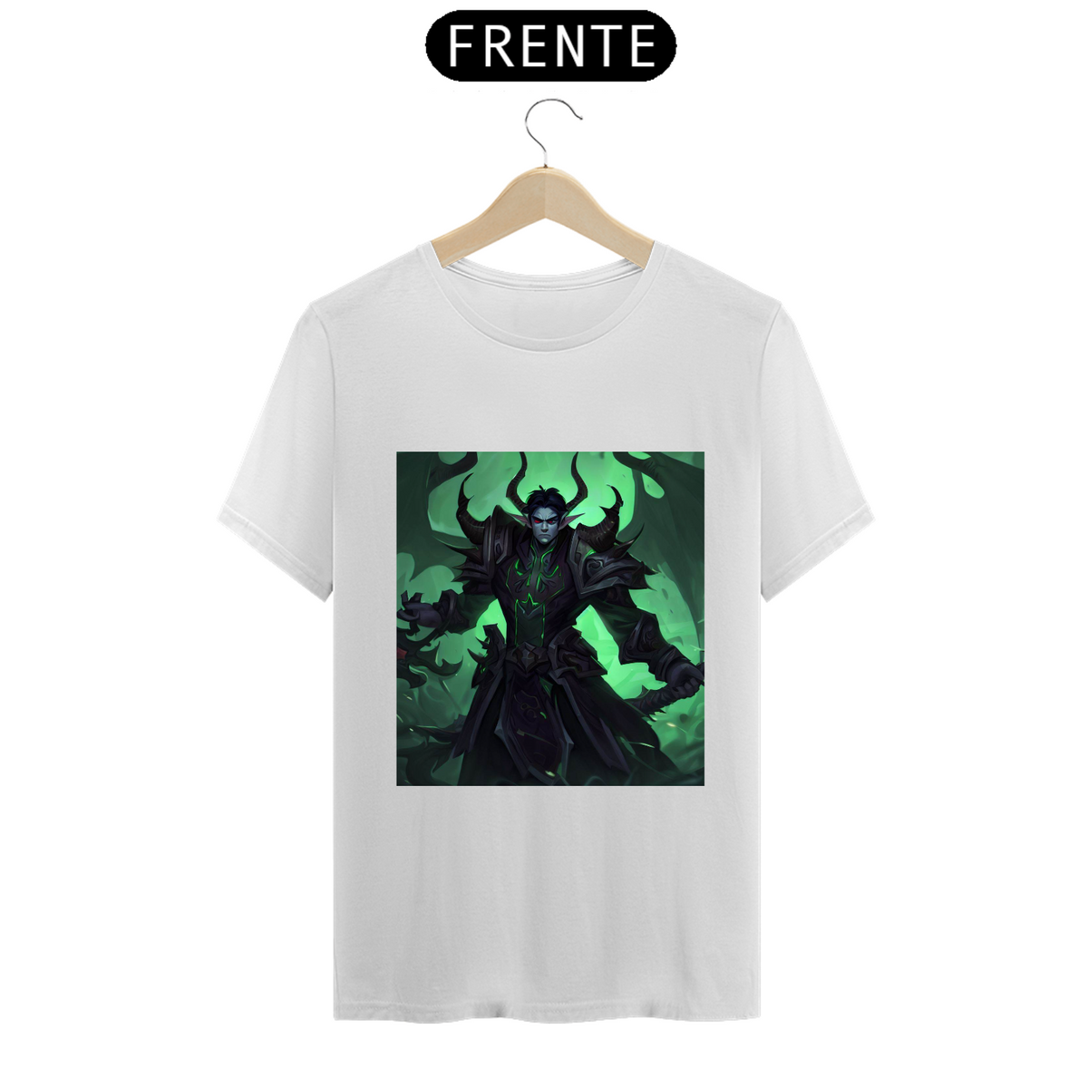 Nome do produto: Camiseta Unissex Caçador de Demônios Demon Hunter World of Warcraft Algodão 100