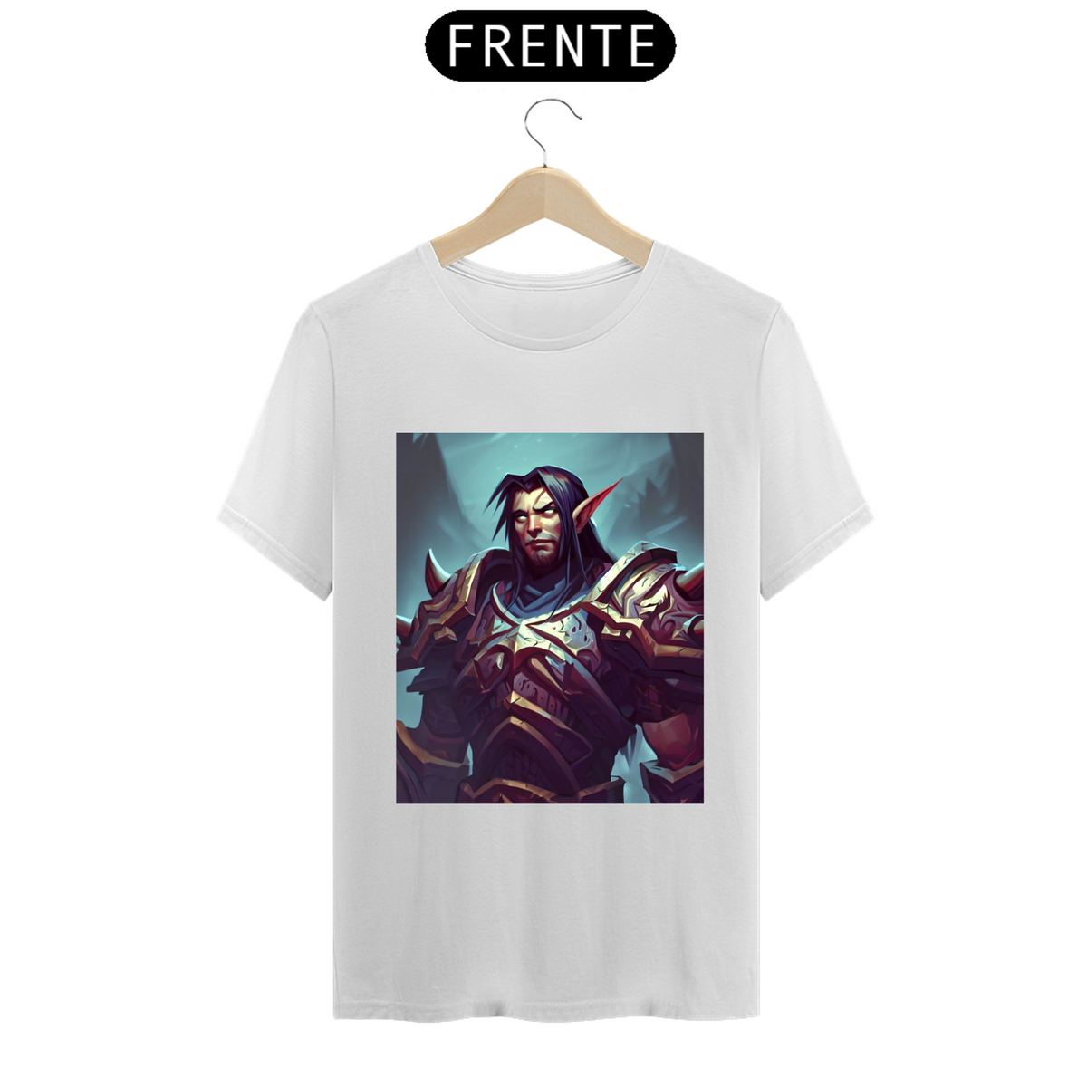 Nome do produto: Camiseta Unissex Guerreiro Warrior World of Warcraft Algodão 100