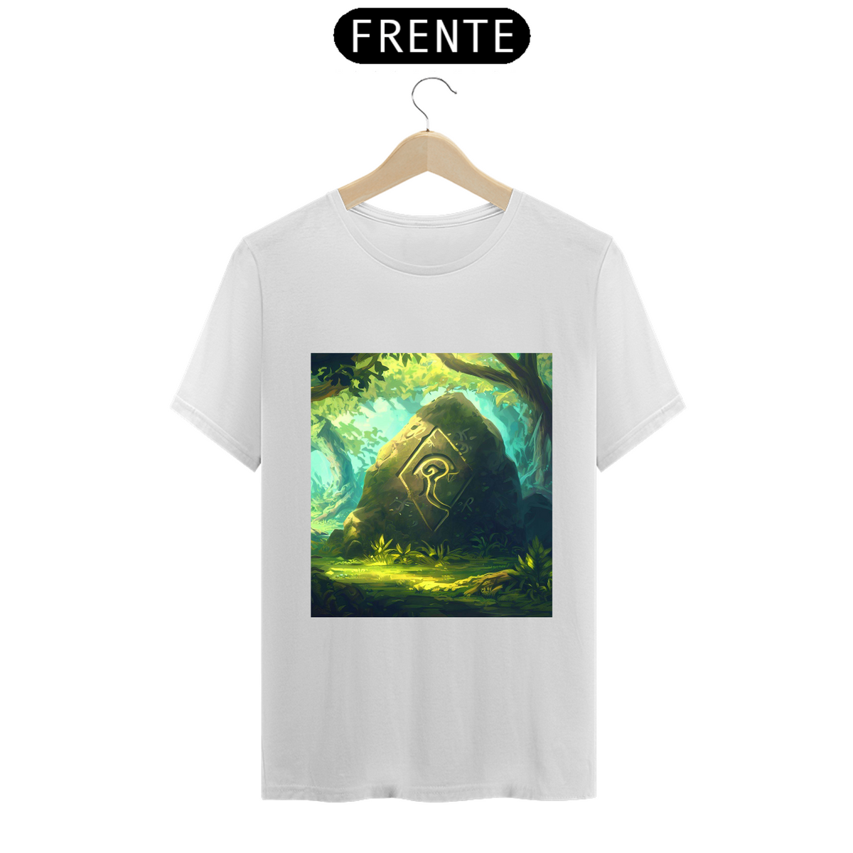 Nome do produto: Camiseta Unissex Runescape Runa da Terra Coleção Algodão 100