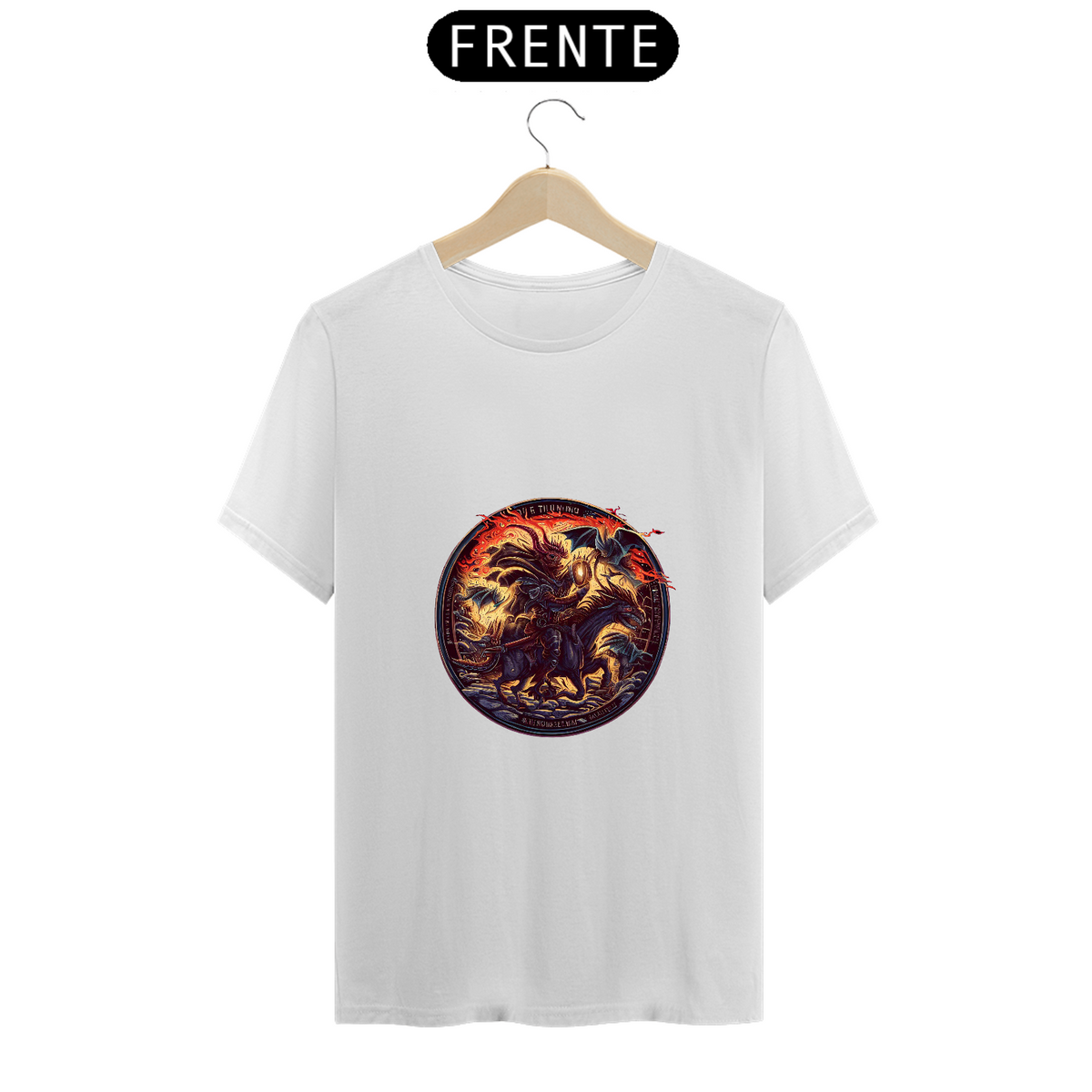 Nome do produto: Camiseta Unissex Tiferino Dungeons & Dragons Algodão 100