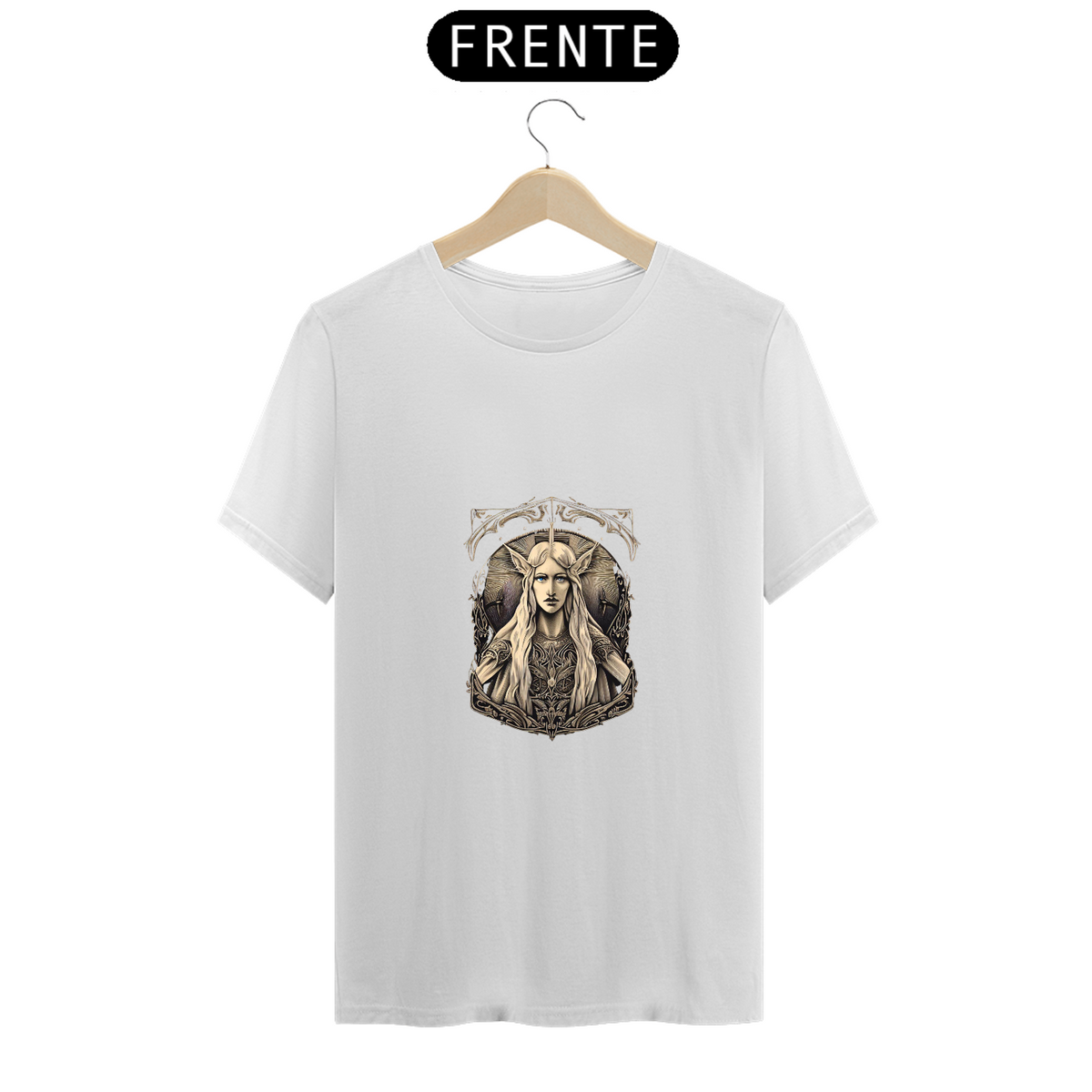 Nome do produto: Camiseta Unissex Galadriel Senhor dos Anéis Lotr Algodão 100