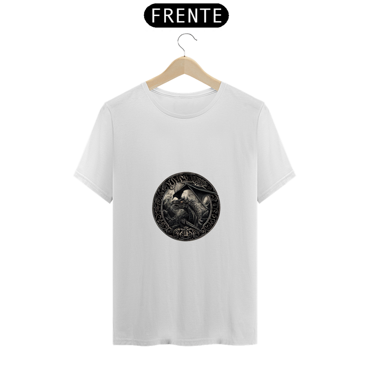 Nome do produto: Camiseta Unissex Coleção Glaurung Senhor dos Anéis Lotr Algodão 100