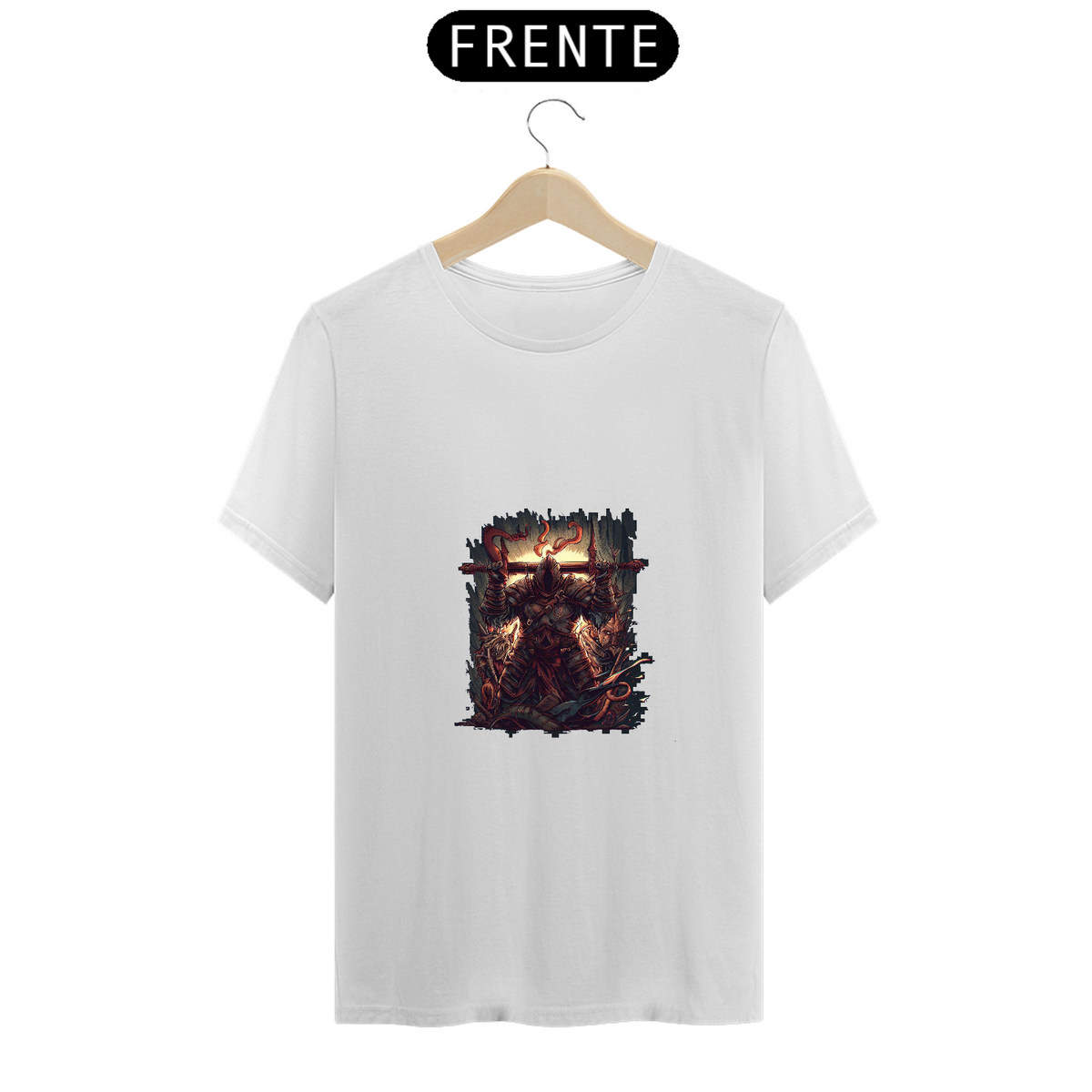 Nome do produto: Camiseta Unissex Cavalheiro Dungeons & Dragons d&d Algodão 100