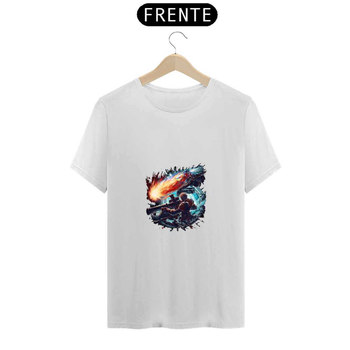 Nome do produto: Camiseta Unissex Gunbreaker Final Fantasy Algodão 100