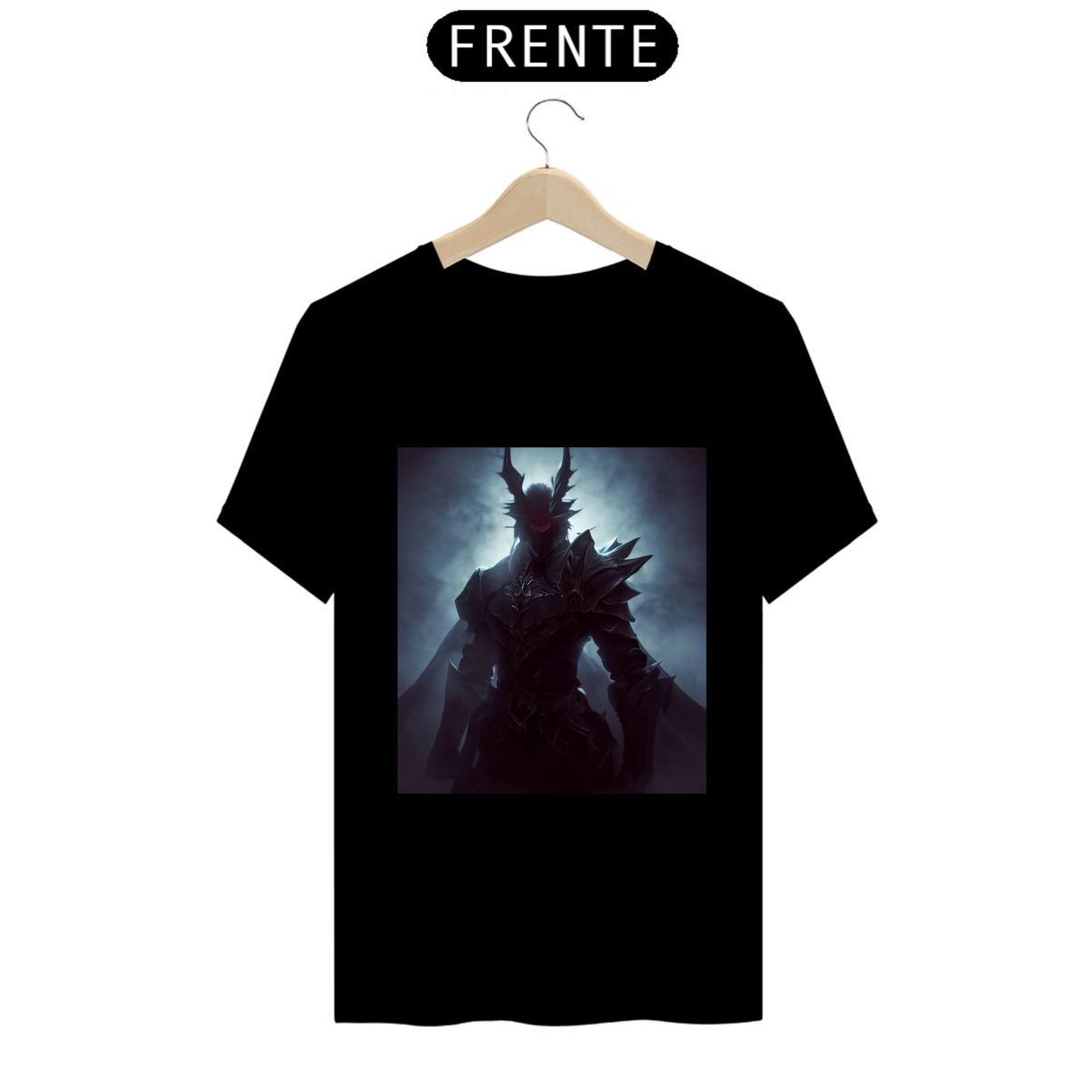 Nome do produto: Camiseta Unissex Cavalheiro Negro Dark Knight Final Fantasy Algodão 100