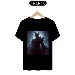 Camiseta Unissex Cavalheiro Negro Dark Knight Final Fantasy Algodão 100