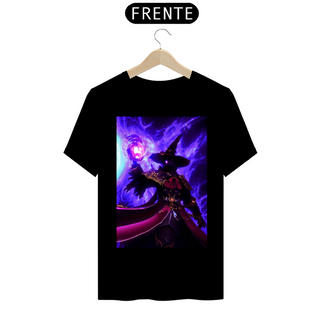 Camiseta Unissex Cavalheiro Negro Dark Knight Final Fantasy Algodão 100