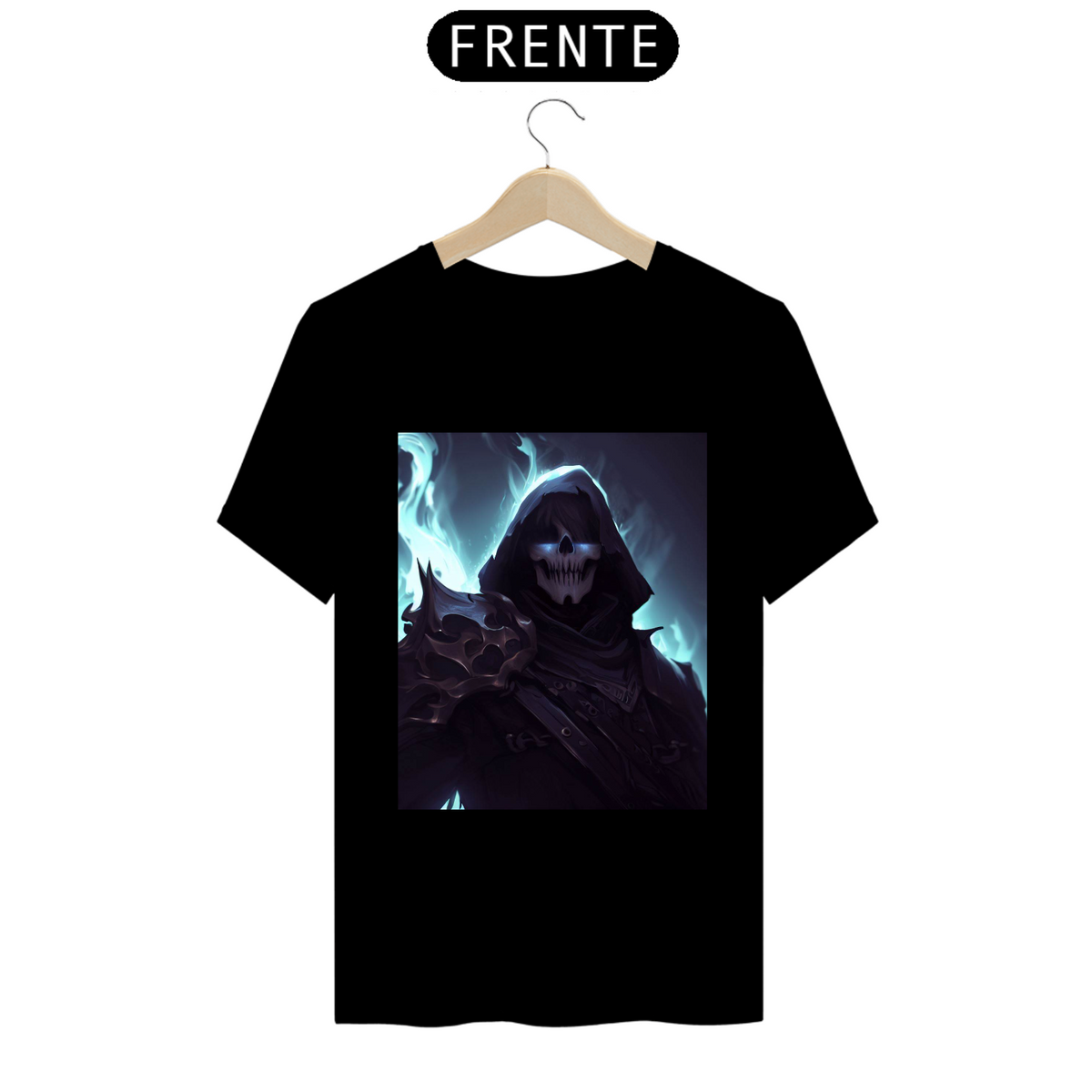 Nome do produto: Camiseta Unissex Reaper Job Final Fantasy Algodão 100