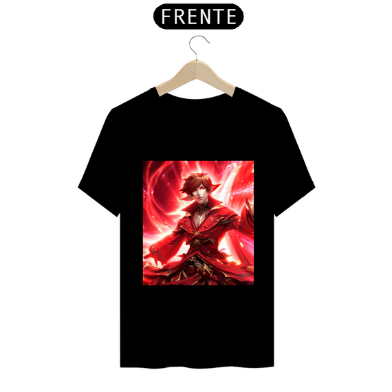 Camiseta Unissex Red Mage Mago Vermelho Final Fantasy Algodão 100