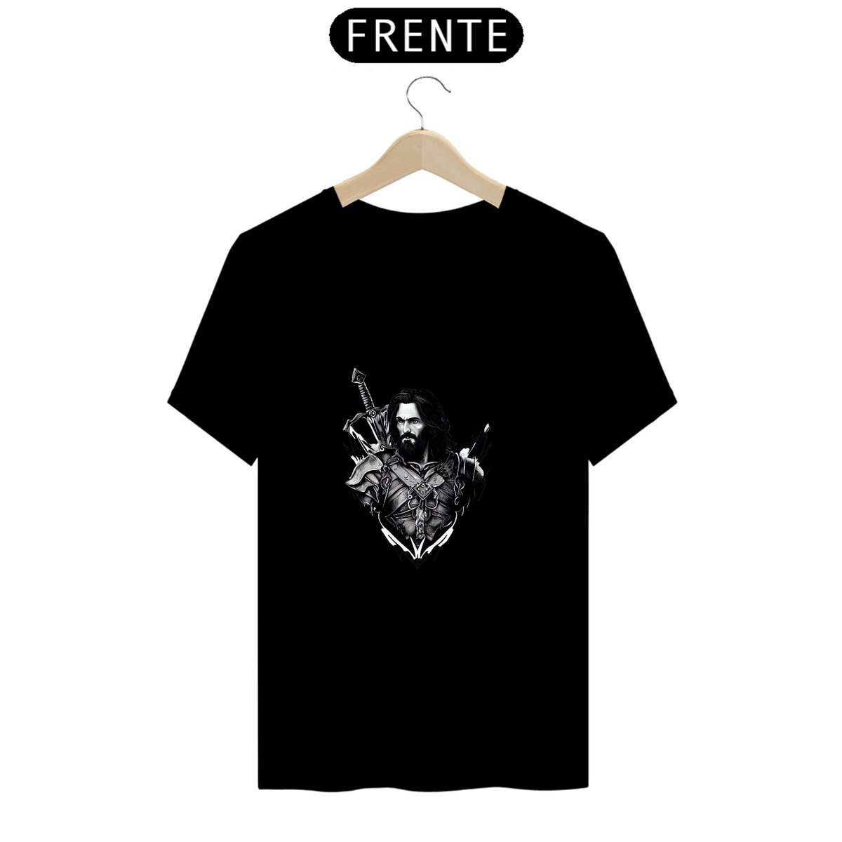 Nome do produto: Camiseta Unissex Aragorn 2 Senhor dos Anéis Lotr Algodão 100