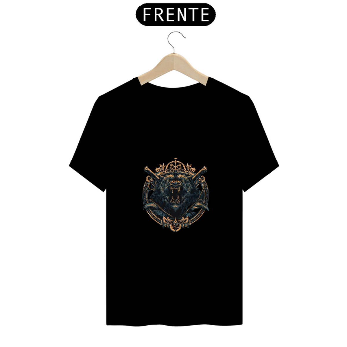 Nome do produto: Camiseta Unissex Beorn Urso Senhor dos Anéis Lotr Algodão 100