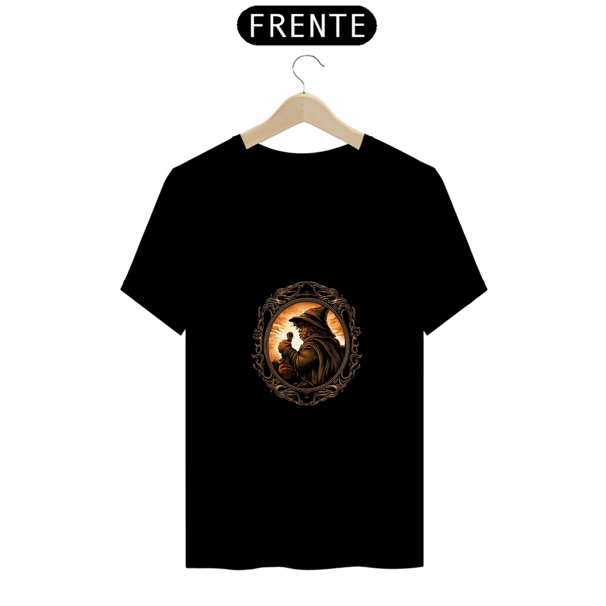 Nome do produto: Camiseta Unissex Coleção Frodo Senhor dos Anéis Lotr Algodão 100