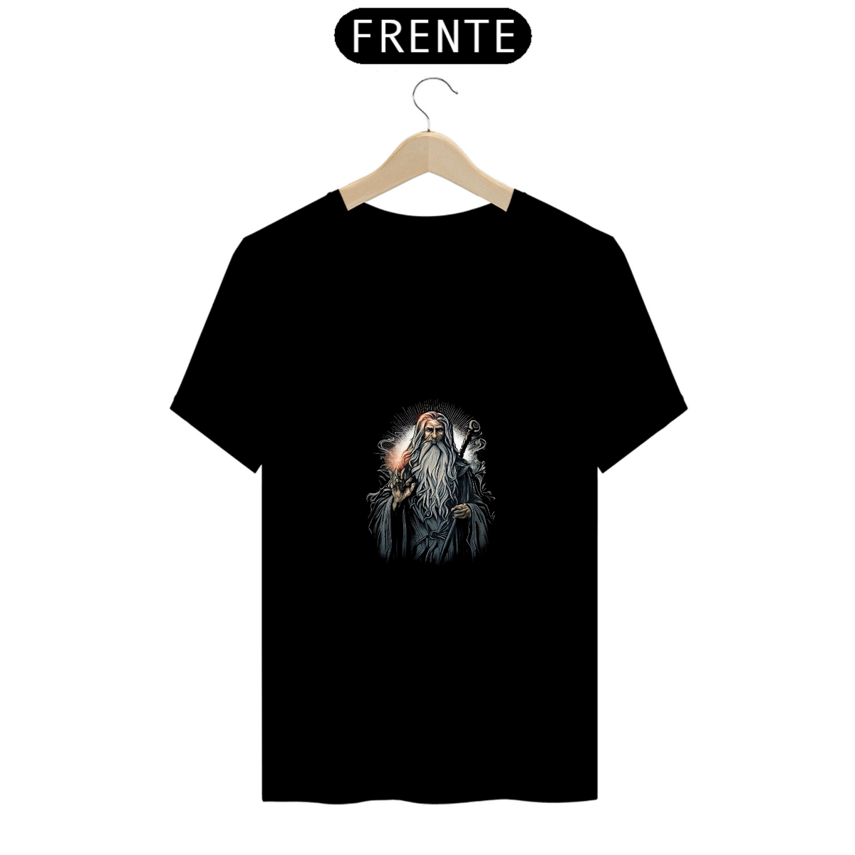 Nome do produto: Camiseta Unissex Gandalf Senhor dos Anéis Lotr Algodão 100