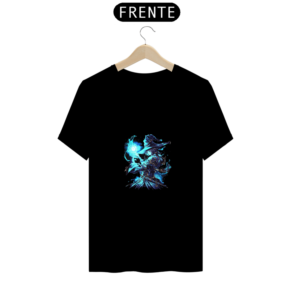 Nome do produto: Camiseta Unissex Blue Mage Final Fantasy Algodão 100