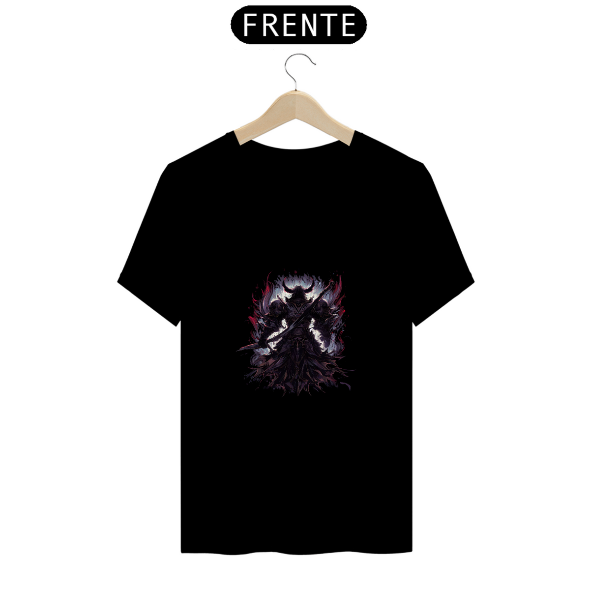 Nome do produto: Camiseta Unissex Dark Knight Final Fantasy Algodão 100