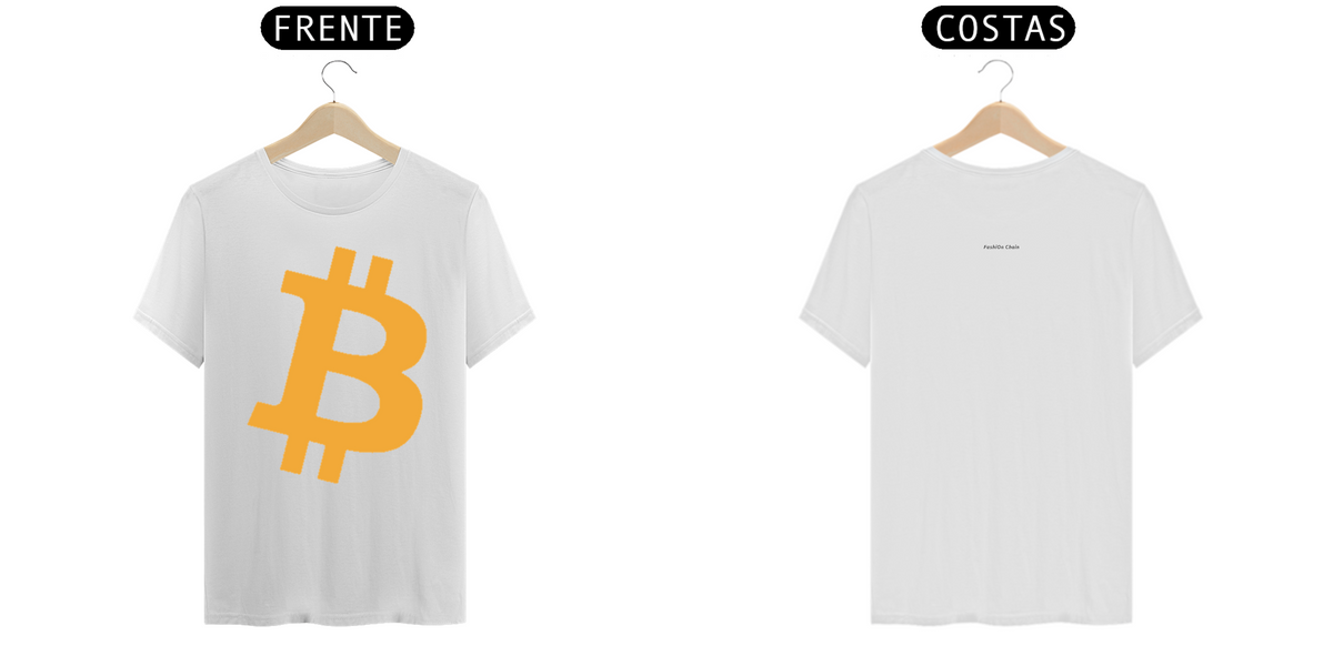 Nome do produto: T-Shirt Classic Bitcoin