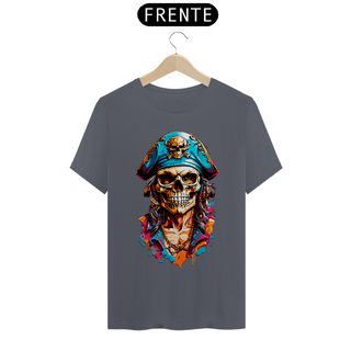 Nome do produtoT-Shirt Masculino Pirata Arte Chapeu