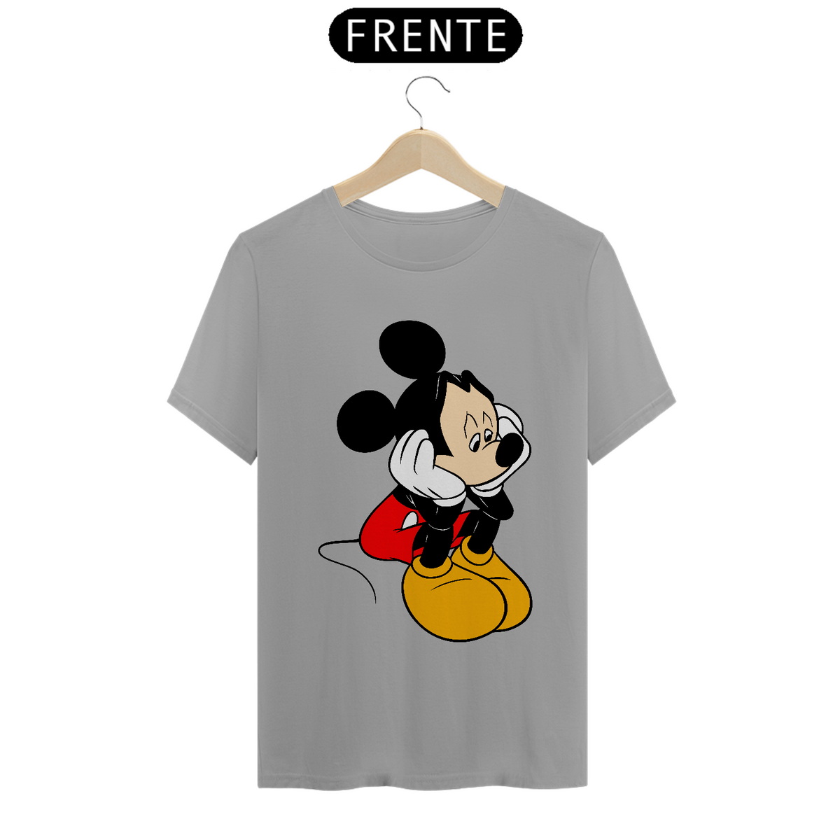 Nome do produto: T-Shirt Masculino Mickey Triste