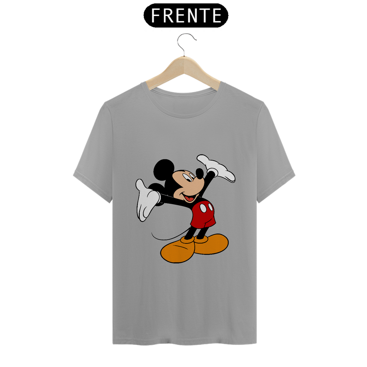 Nome do produto: T-Shirt Masculino Mickey Alegre