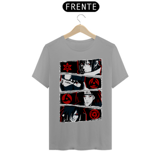 Nome do produtoT-Shirt Masculino Sasuke, Kakashi, Itachi e Madara