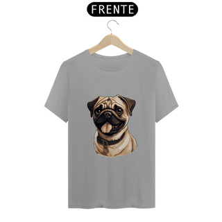 Nome do produtoEstilo Pug: Camiseta com Estampa Canina Adorável