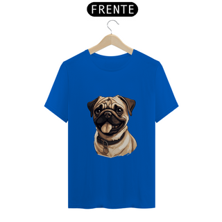 Nome do produtoEstilo Pug: Camiseta com Estampa Canina Adorável