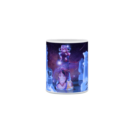 Caneca Porcelanato Personalizada Anime No Game No Life