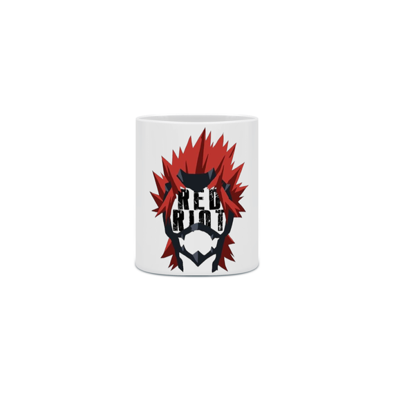 Caneca Porcelanato Personalizada Anime Boku No Hero Academia Kirishima