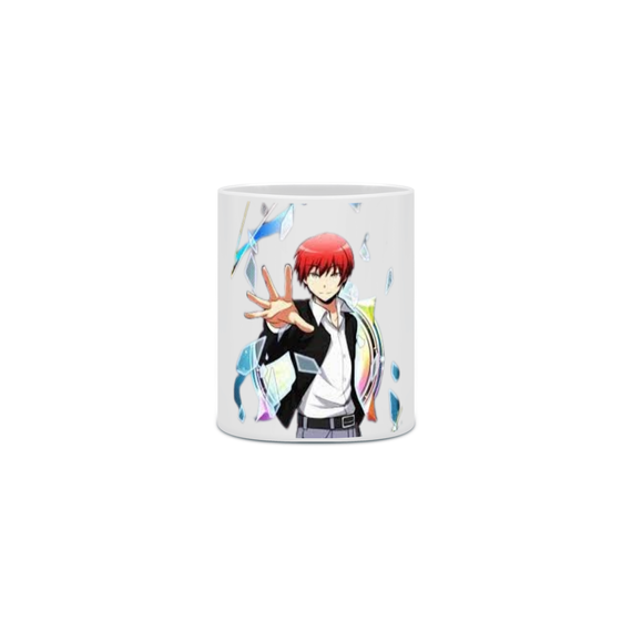 Caneca Porcelanato Personalizada Anime Assassination Classroom Karma