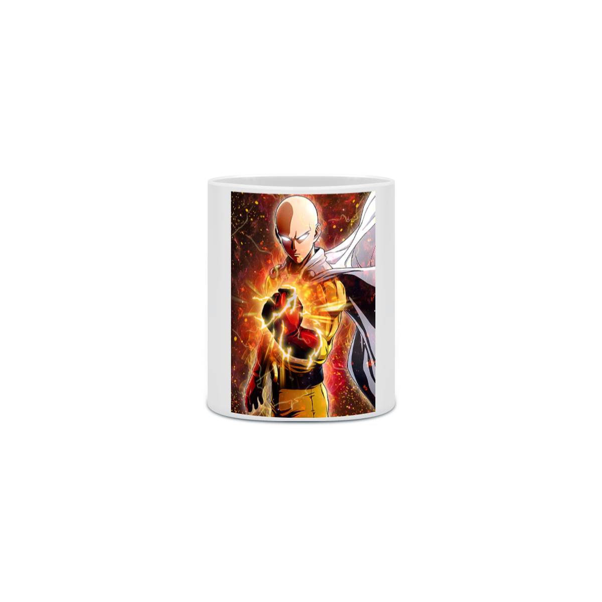 Nome do produto: Caneca Porcelanato Personalizada Anime One Punch Man Saitama