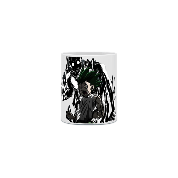 Caneca Porcelanato Personalizada Anime HunterXHunter Gon Frecss