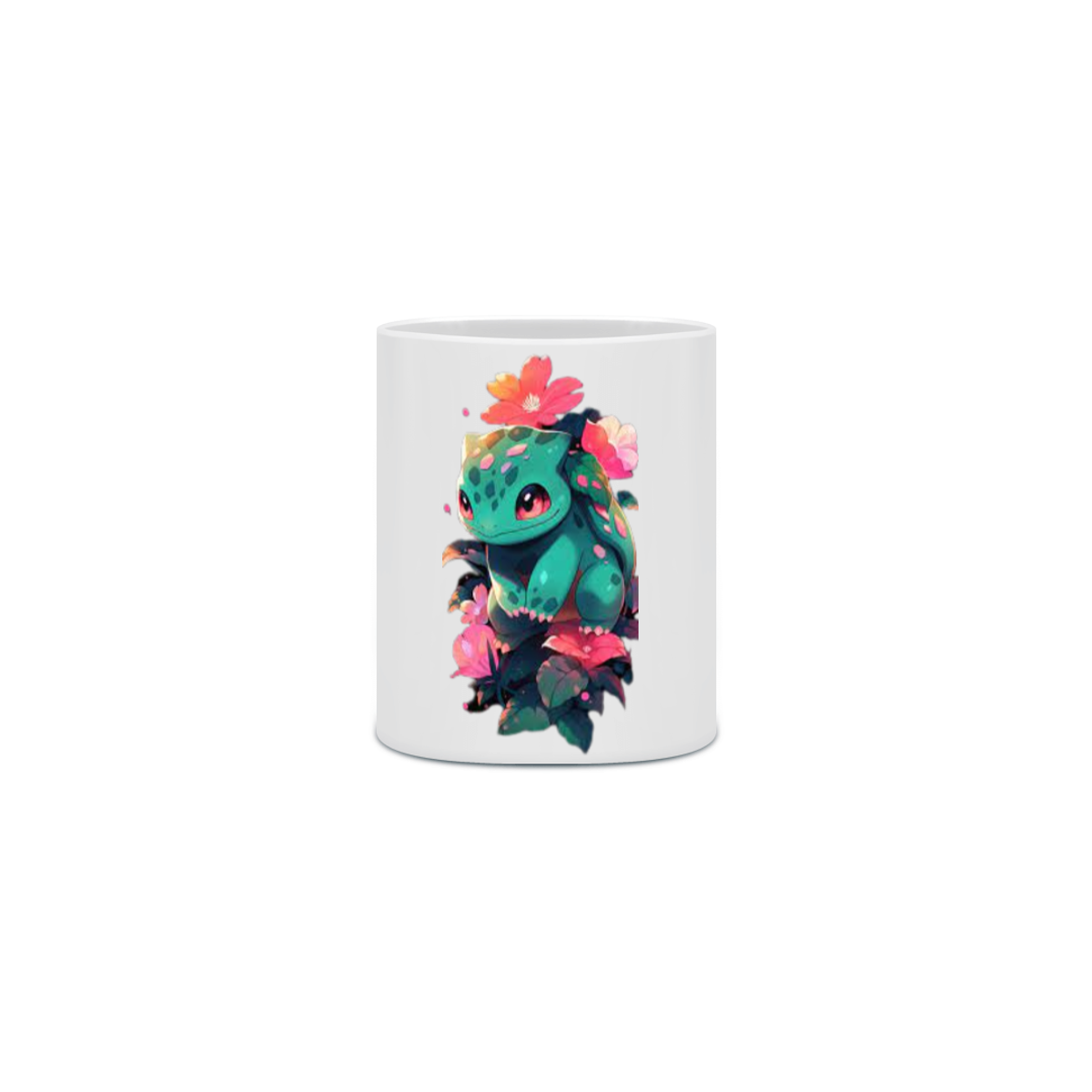 Nome do produto: Caneca Porcelanato Personalizada Anime Pokémon Bulbassauro