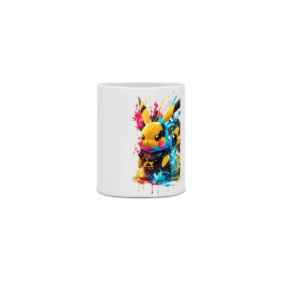 Caneca Porcelanato Personalizada Anime Pokémon Pikachu