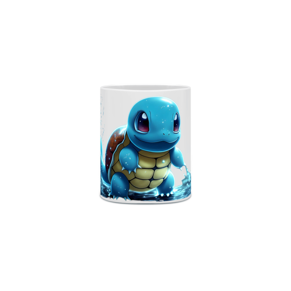 Caneca Porcelanato Personalizada Anime Pokémon Squirtle